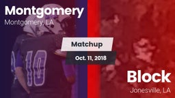 Matchup: Montgomery vs. Block  2018
