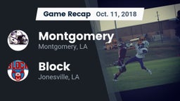 Recap: Montgomery  vs. Block  2018