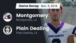 Recap: Montgomery  vs. Plain Dealing  2018