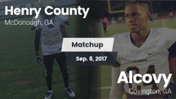 Matchup: Henry County vs. Alcovy  2017