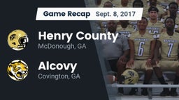 Recap: Henry County  vs. Alcovy  2017