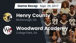 Recap: Henry County  vs. Woodward Academy 2017