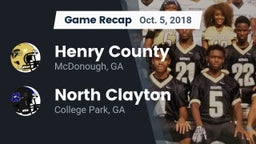 Recap: Henry County  vs. North Clayton  2018