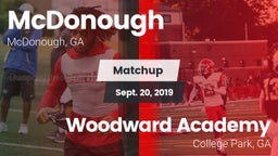 Matchup: Henry County vs. Woodward Academy 2019