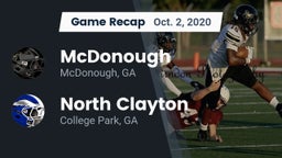 Recap: McDonough  vs. North Clayton  2020