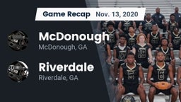 Recap: McDonough  vs. Riverdale  2020