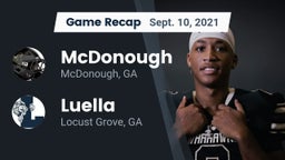 Recap: McDonough  vs. Luella  2021