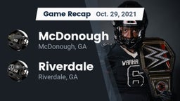 Recap: McDonough  vs. Riverdale  2021