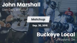 Matchup: John Marshall vs. Buckeye Local  2016