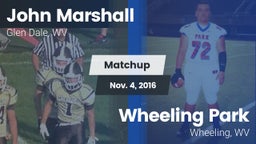 Matchup: John Marshall vs. Wheeling Park 2016
