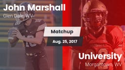 Matchup: John Marshall vs. University  2017