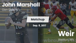Matchup: John Marshall vs. Weir  2017
