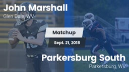 Matchup: John Marshall vs. Parkersburg South  2018