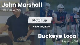 Matchup: John Marshall vs. Buckeye Local  2018