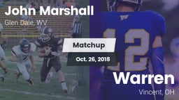 Matchup: John Marshall vs. Warren  2018