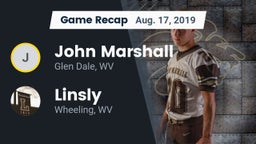 Recap: John Marshall  vs. Linsly  2019
