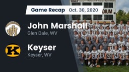 Recap: John Marshall  vs. Keyser  2020