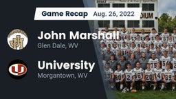 Recap: John Marshall  vs. University  2022