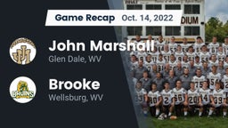 Recap: John Marshall  vs. Brooke  2022
