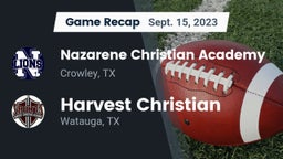 Recap: Nazarene Christian Academy  vs. Harvest Christian  2023