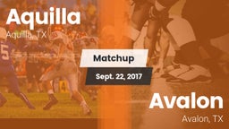 Matchup: Aquilla vs. Avalon  2017