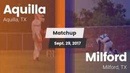 Matchup: Aquilla vs. Milford  2017