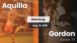 Matchup: Aquilla vs. Gordon  2018