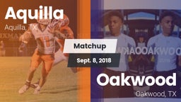 Matchup: Aquilla vs. Oakwood  2018