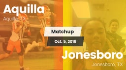 Matchup: Aquilla vs. Jonesboro  2018