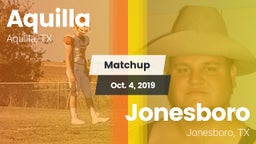 Matchup: Aquilla vs. Jonesboro  2019