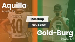 Matchup: Aquilla vs. Gold-Burg  2020