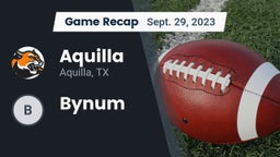 Recap: Aquilla  vs. Bynum 2023