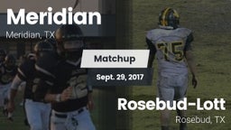 Matchup: Meridian vs. Rosebud-Lott  2017