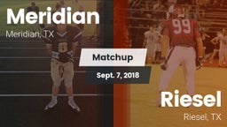 Matchup: Meridian vs. Riesel  2018