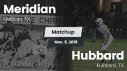 Matchup: Meridian vs. Hubbard  2019