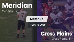 Matchup: Meridian vs. Cross Plains  2020