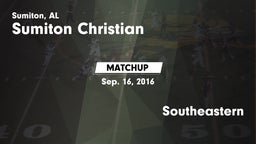 Matchup: Sumiton Christian vs. Southeastern 2016