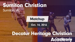 Matchup: Sumiton Christian vs. Decatur Heritage Christian Academy  2016
