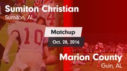 Matchup: Sumiton Christian vs. Marion County  2016