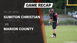 Recap: Sumiton Christian  vs. Marion County  2016