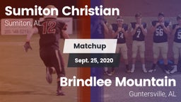 Matchup: Sumiton Christian vs. Brindlee Mountain  2020