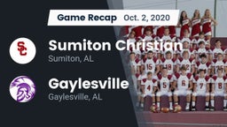 Recap: Sumiton Christian  vs. Gaylesville  2020
