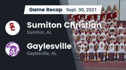 Recap: Sumiton Christian  vs. Gaylesville  2021