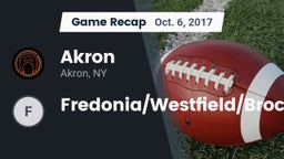 Recap: Akron  vs. Fredonia/Westfield/Brocton 2017