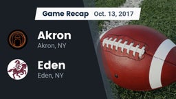 Recap: Akron  vs. Eden  2017