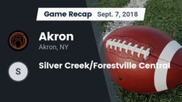 Recap: Akron  vs. Silver Creek/Forestville Central 2018