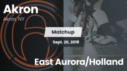 Matchup: Akron vs. East Aurora/Holland 2018