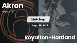 Matchup: Akron vs. Royalton-Hartland 2018