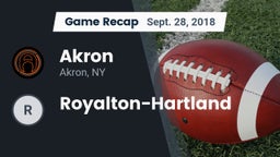 Recap: Akron  vs. Royalton-Hartland 2018