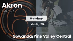 Matchup: Akron vs. Gowanda/Pine Valley Central 2018